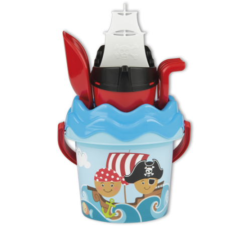  androni 1320-00pi set pentru nisip cu barca "pirații"