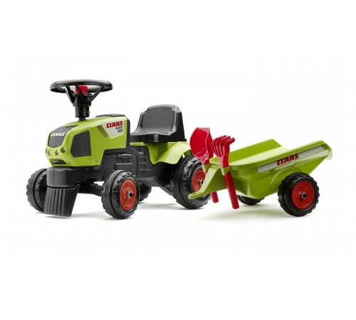 Falk 1012C Трактор с прицепом "CLAAS AXOS 310" зелёный falk 1012c Трактор с прицепом "claas axos 310" зелёный