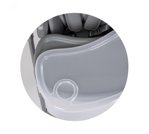 chipolino sthma02601ch scaun pentru copii și leagăn electric 2 &icirc;n 1 "master class" charcoal