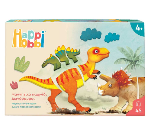Детский&nbsp;магазин в Кишиневе в Молдове as kids 1029-64082 Детская развивающая магнитная игра happihobbi "Динозавры"