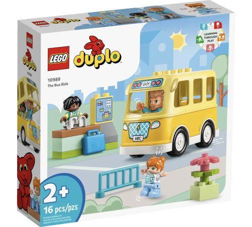  lego duplo 10988 Конструктор "Поездка на автобусе" (16дет.)