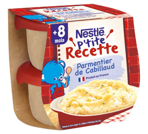  nestle Картофельное пюре с треской 2х200 гр. (8 м. +)