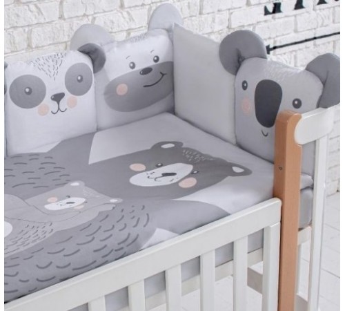  veres 216.25 Постельное бельё "zoo" серый (6 ед.)