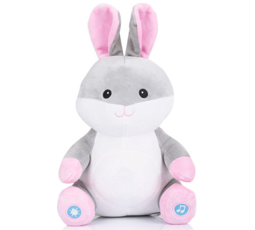  chipolino Плюшевая музыкальная игрушка с ночником "bunny" pil02302bunn