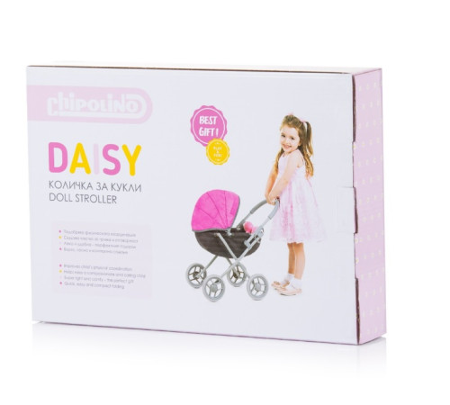 chipolino carucior pentru papusi "daisy" kzkdz02403he hearts