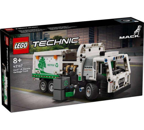  lego technic 42167 Конструктор "Электрический мусоровоз mack lr" (503 дет.)