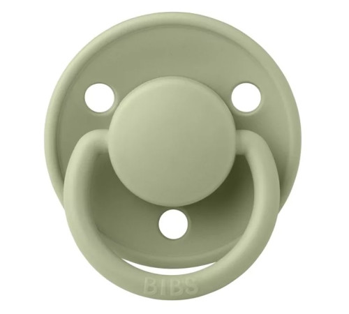bibs suzeta rotunda din silicon de lux (0-36 luni) sage