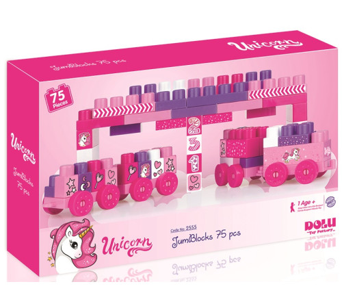 Детский магазин в Кишиневе в Молдове dolu 2555 Конструктор "Единорог (75 дет.)