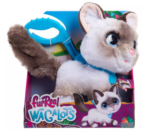  furreal friends 28059j jucărie interactivă "wag-a-lots kitty"