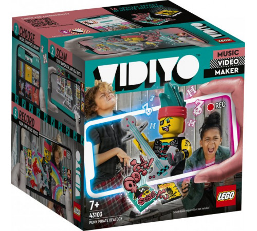 lego vidiyo 43103 constructor "beatbox pirate-punk" (73 el.)