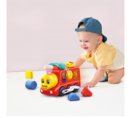 hola toys he9981 jucărie muzicală sorter "trenuleț"