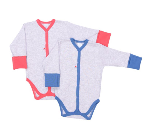 veres 102.102-8.62 Боди grey-red (рибана) р.62
