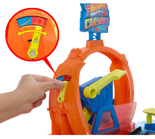 hot wheels jhl97 Игровой набор city "Автомойка: Мегапетля" Измени цвет