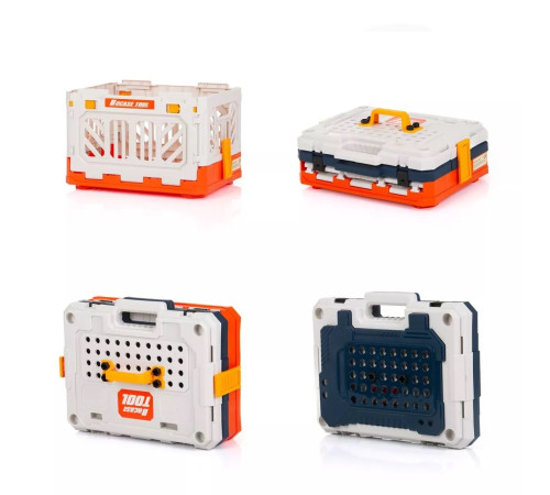 chipolino dipk002407tp set de joacă &icirc;ntr-o valiză "atelier" (90 buc.)