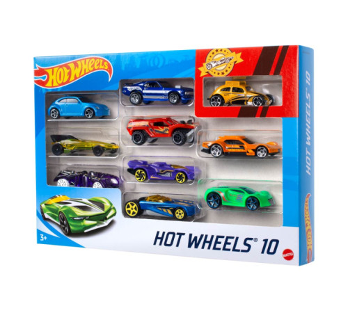 hot wheels 54886 Набор базовых машин (10 шт.) в асс.