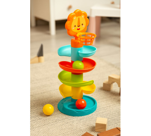 toyz-9010 3872 Развивающая игрушка "Баскетбольная корзина со львом"