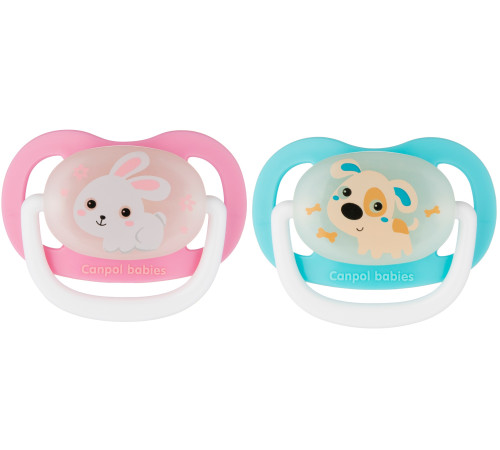 Canpol 23/272 Suzeta ortodontica din silicon  "Bunny&Company" (6-18l) 1buc.  canpol 23/272 suzeta ortodontica din silicon  "bunny&company" (6-18l) 1buc.
