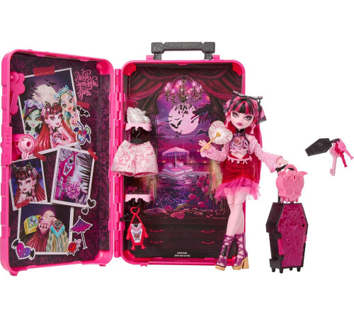 monster high jdr50 Кукла Дракулаура "Кошмарные каникулы. Ужас-секреты"