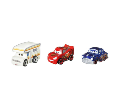 mattel gkg01 set de 3 mașini de bază din filmul "cars" (in sort.)