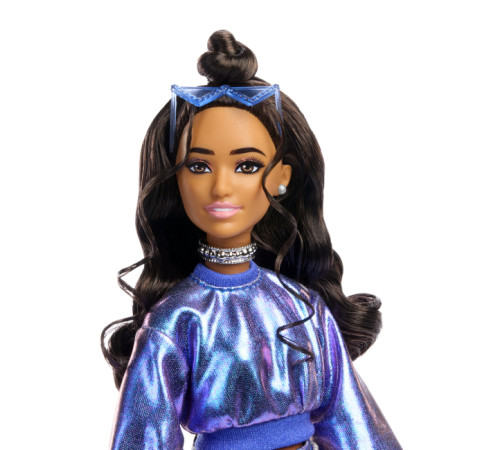 barbie jfp42 Кукла deluxe style "Светящийся Индиго" 