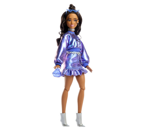barbie jfp42 Кукла deluxe style "Светящийся Индиго" 