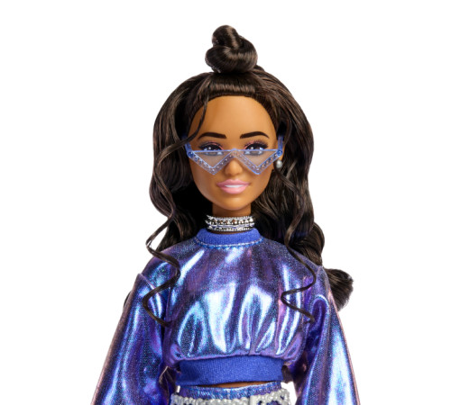 barbie jfp42 Кукла deluxe style "Светящийся Индиго" 
