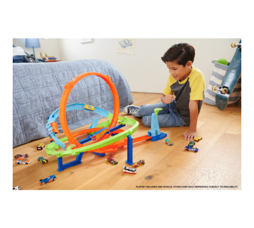 hot wheels htk16 set de joc "action loop cyclone challenge"