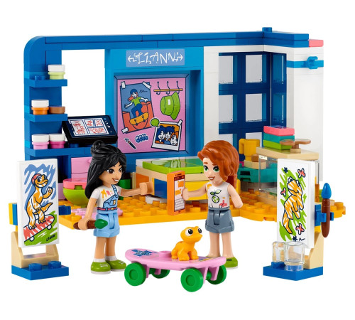 lego friends 41739 Конструктор "Комната Линн" (204 дет.)