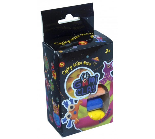  strateg leo 71504 Масса для лепки "gumi clay (6 цв.)