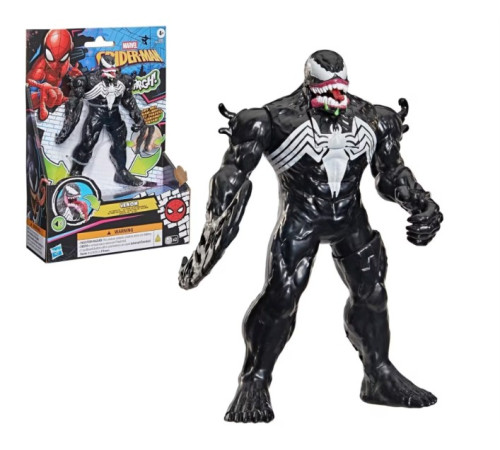 spider-man g2855 figurină interactivă marvel spider-man action fx "venom" (15 cm)