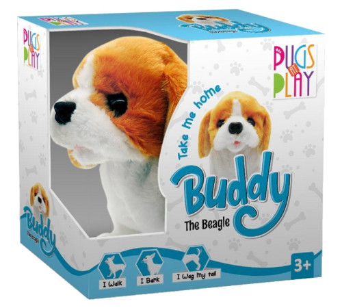  pugs at play pap03 Интерактивная игрушка "Собачка Бадди"