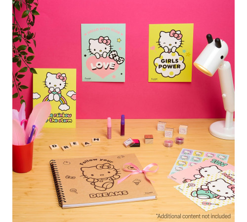 create it hk3650 set creativ "jurnal de activitati hello kitty&rdquo;