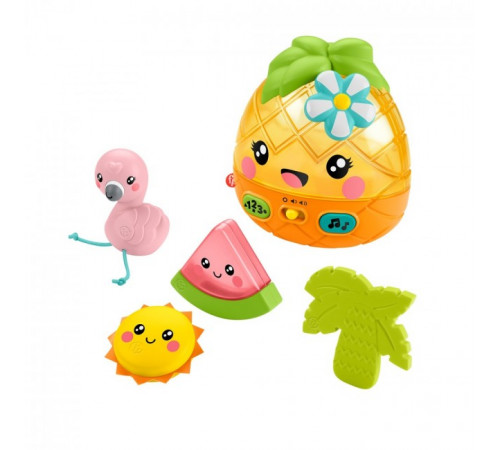 fisher-price gyk20 set de jucarii muzicale "ananas și prieteni" (ing.) 