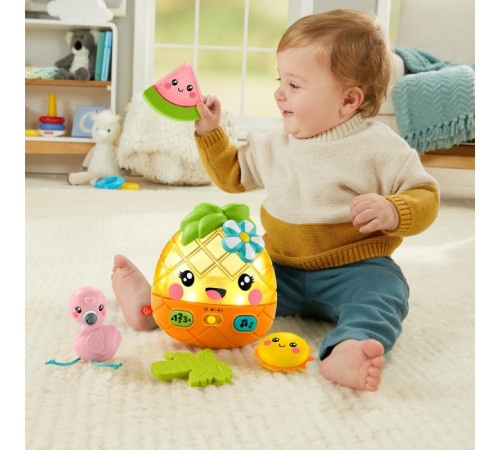 fisher-price gyk20 set de jucarii muzicale "ananas și prieteni" (ing.) 