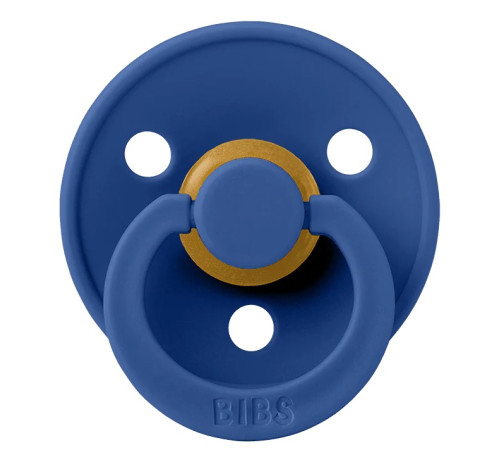  bibs suzeta rotunda din latex color m (6-18 luni) cornflower