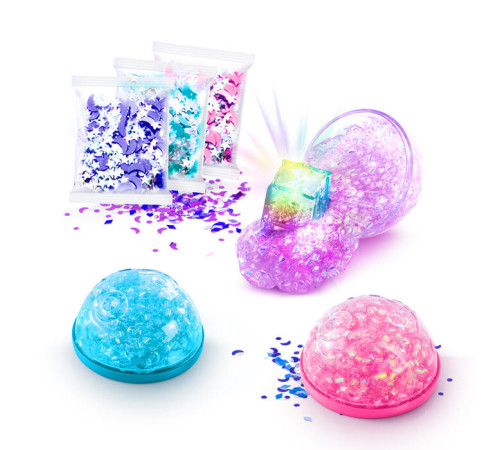canal toys 213cl Набор светящегося слайма "light-up cosmic crunch" (3 шт.)