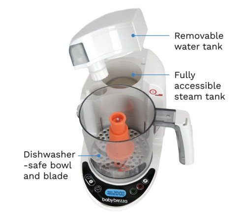baby brezza Пароварка-блендер food maker deluxe food maker deluxe baby brezza