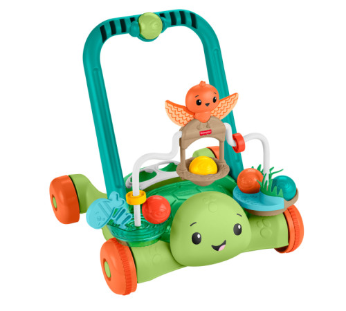 fisher-price jkd63 Интерактивные ходунки-каталка "Черепашка с шариками"