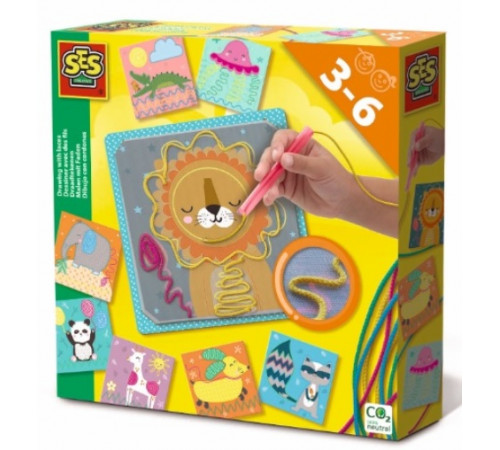  ses creative 14889s set pentru creativitate "desen cu șireturi"