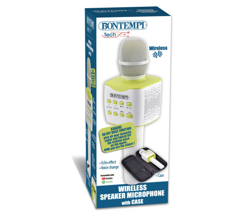 bontempi 485120 Беспроводная колонка-микрофон с чехлом