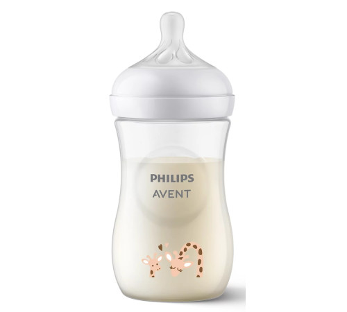 avent scy903/66 biberon "natural: girafă" 260 ml. (1 m+) 1 buc.
