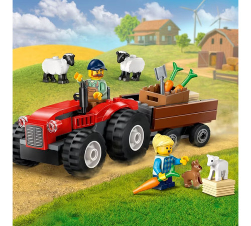 lego city 60461 Конструктор "Трактор с прицепом" (116 дет.)