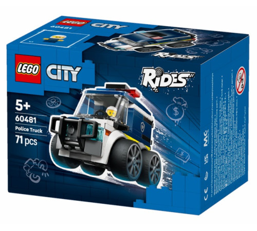  lego city 60481 Конструктор "rides &ndash; Полицейский грузовик" (71 дет.)