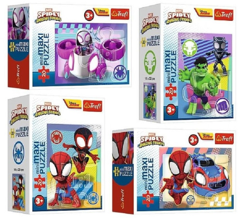 trefl 56035 Пазлы миниМакси "Человек паук" (20 эл.) в асс.