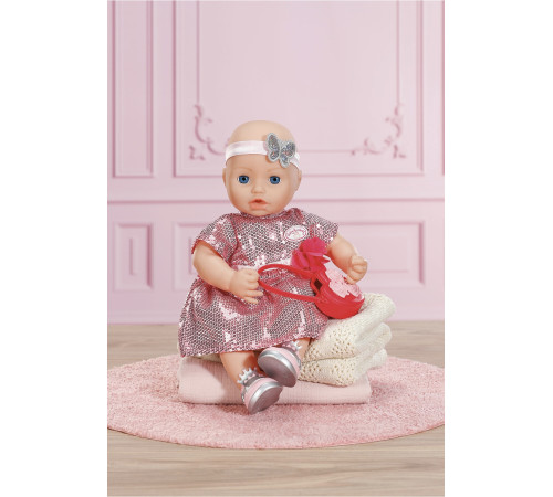 zapf creation 705438 set de îmbrăcăminte baby annabell „tinuta glamourous” (43 cm.)