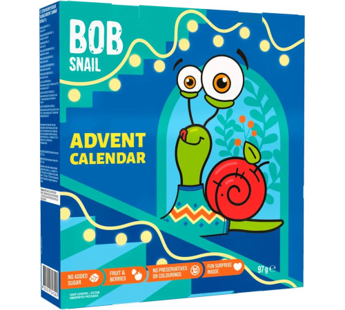  bob snail calendarul de advent cu jucării și autocolante (97 g)