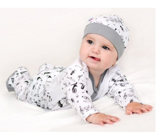 new baby 32053 Распашонка "music" р.62 (3-6 м.)