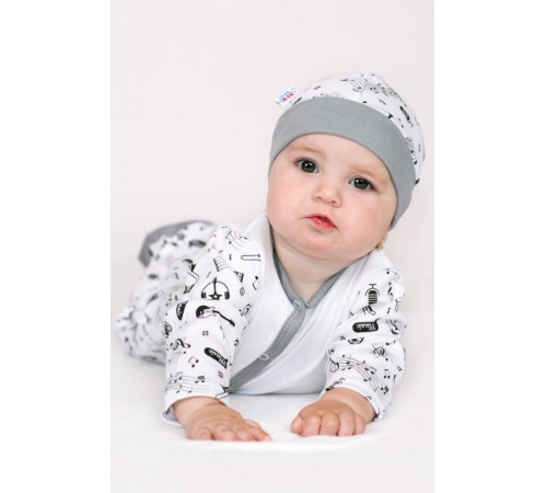 new baby 32053 Распашонка "music" р.62 (3-6 м.)