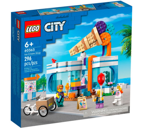  lego city 60363 Конструктор "Магазин мороженого" (296дет.)