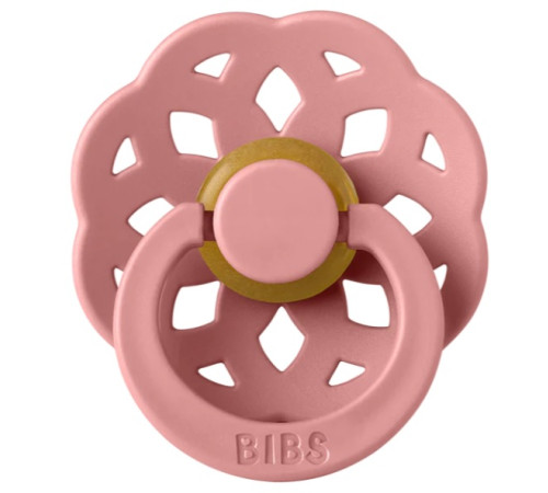  bibs Пустышка круглая латексная "boheme" (0-6 м.) dusty pink